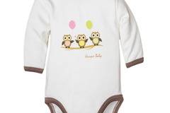 БОДИ ОТ ОРГАНИЧЕН ПАМУК С ДЪЛЪГ РЪКАВ