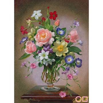 Диамантен гоблен БУКЕТ ЛЕТНИ ЦВЕТЯ