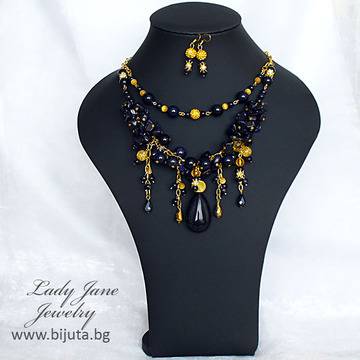 Комплект Изабела, колие и обеци