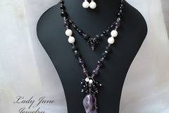 Комплект Касиопея, колие и обеци