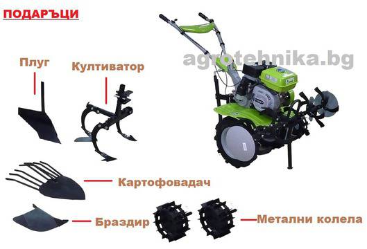 Мотофреза Gardenia GD 17-M-MEGA