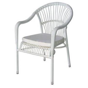 Стол 361 бял ратан