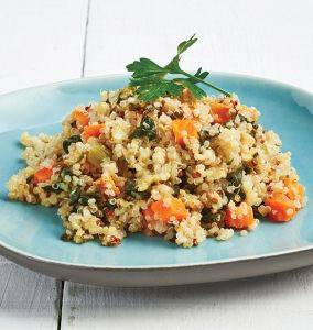 Яхния с просо и зеленчуци