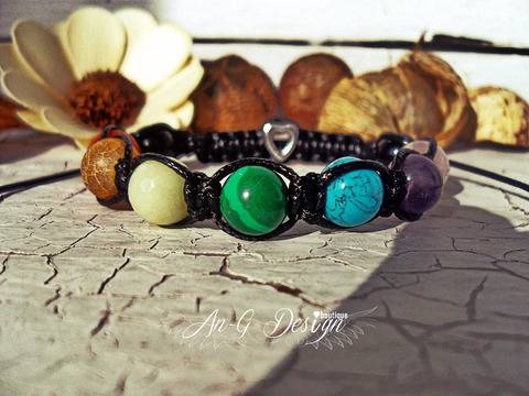 Уникална Шамбала Гривна `7 Чакри`