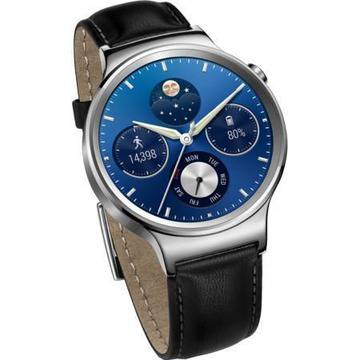 Часовник Smartwatch Huawei Watch W1, Black Leather Strap