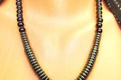 Дамско колие Даяна от Оникс и Хематит – DM-1037