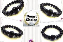 Дамска гривна Даяна от естествени камъни Оникс и Хематит – DM-2332