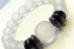 Дамска гривна Каролин от Планински кристал и Хематит – DM-2334