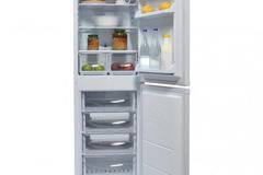 Хладилник с фризер Indesit CAA 55, 260 л, Клас A+, Бял