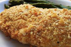 Хрупкави пилешки гърди на фурна