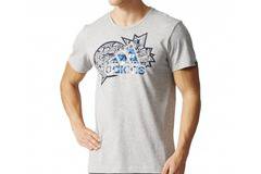 ADIDAS Comics Logo Tee Grey МЪЖКА ТЕНИСКА