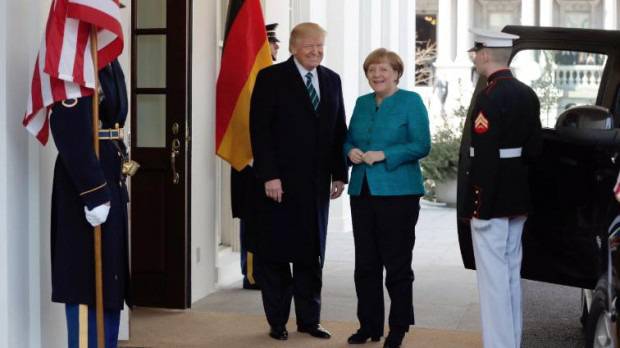 Тръмп посрещна Меркел в Белия дом