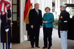 Тръмп посрещна Меркел в Белия дом