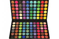 Голям комплект от 120 цвята сенки за очи