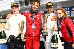 СЕРДЖИО-ДЖОРДЖЕ НИКОЛАЕ И КРИСТОФЪР ЧАДУИК С ПОДИУМ НА ХУНГАРОРИНГ