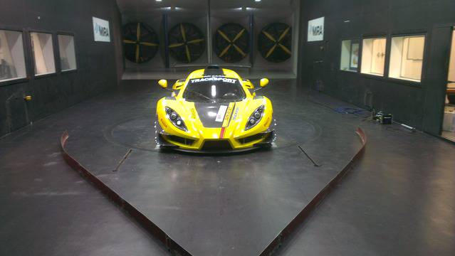 Аеродинамичните тестове във въздушния тунел на MIRA бяха изключително успешни за SIN R1 GT