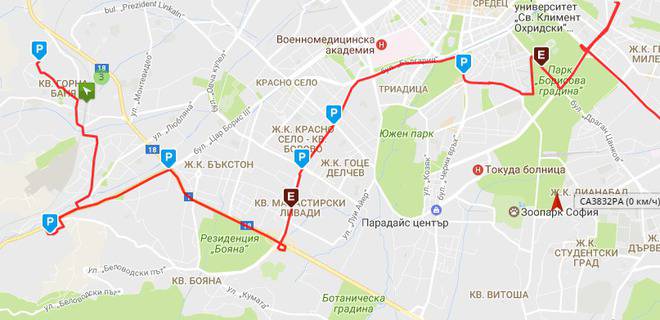 GPS проследяване на автомобили
