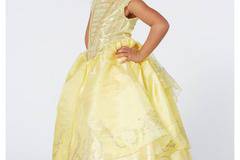 Уникална рокля на Бел от Красавицата с обръч и аксесоар за косата