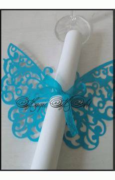 Покана за бал тип Папирус Пеперуда модел A Gothica