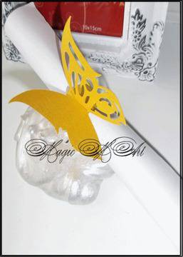 Покана за сватба папирус в златно 2025