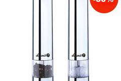 Електрическа мелничка за сол и пипер LUCZNIK PM 201 C, Инокс