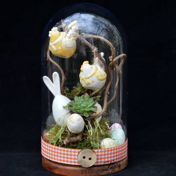 2017 Аранжировки с цветя и саксийни растения – Великденски аранжировки – Великденска аранжировка със сукуленти – Доставка на…