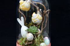 2017 Аранжировки с цветя и саксийни растения – Великденски аранжировки – Великденска аранжировка със сукуленти – Доставка на…