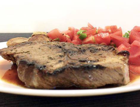 Свински пържоли на скара