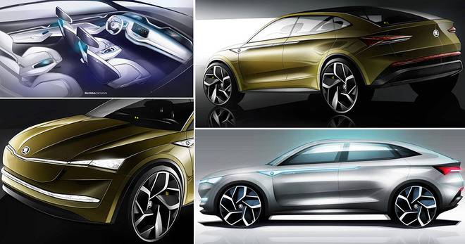 Електромобил Skoda Vision E – кола на бъдещето