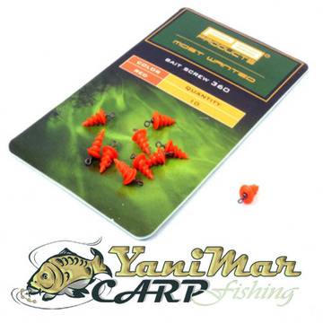 Фиксатори за стръв Baitscrew 360 PB products, Фиксатори за стръв за риболов, протеинови топчета, монтаж на косъм