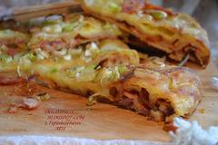 БАНИЦА-ПИЦА С ДОМАШНО ТОЧЕНИ КОРИ