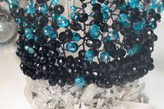 Дизайнерска корона с кристали Absolute Turquoise