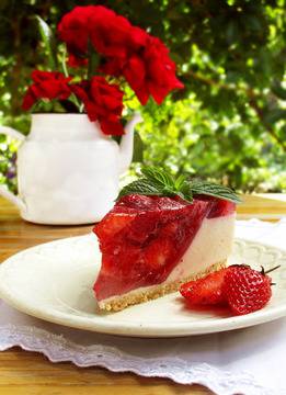 Ягодов чийзкейк без печене