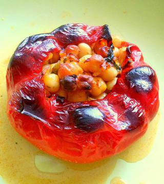 Пълнени камби с нахут