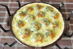 Пилешки кюфтенца в сметанов сос