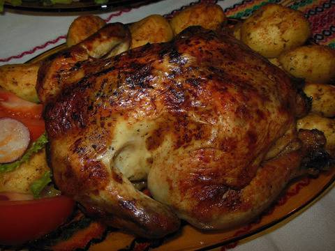 Печено пиле в Крок-пот