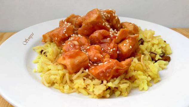 Крок пот – Пилешки хапки в сладко кисел сос