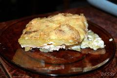 Запеканка с картофи и шунка