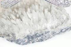 Корона за коса белгийски кристали с място за закрепване на воал – Lady of the Sea