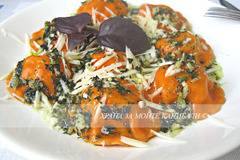 Равиоли с боб Домашно приготвени и червени