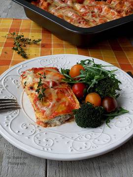 Лазаня с броколи и сирене Рикота