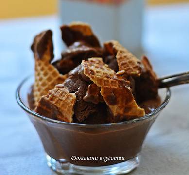 Домашен шоколадов сладолед