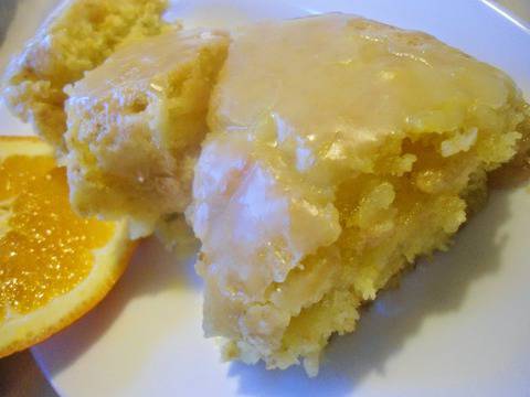 Постен портокалов кекс