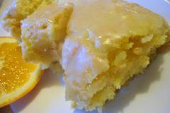 Постен портокалов кекс