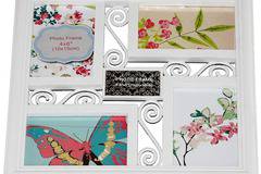 Рамка за 4 снимки – пано в бяло – 33 см. Модел F-7302-3263