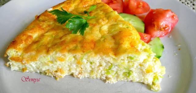 Пухкав огретен от тиквички