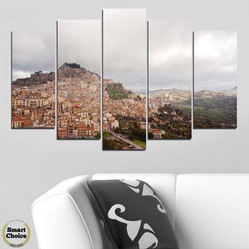 Картина пано за стена от 5 части – Никозия Кипър – HD-124