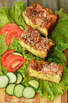 Солен кекс с тиквички