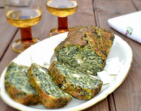 Солен спаначен кейк