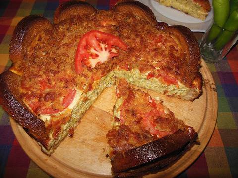 Солена торта с тиквички